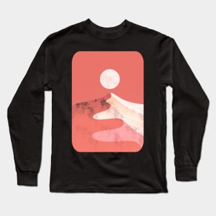 Orange dune peak Long Sleeve T-Shirt